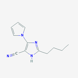 2-Butyl-5-cyano-4-(1H-pyrrol-1-yl)imidazole