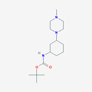 Tert-butyl[3-(4-methyl-piperazin-1-yl)-cyclohexyl]-carbamate