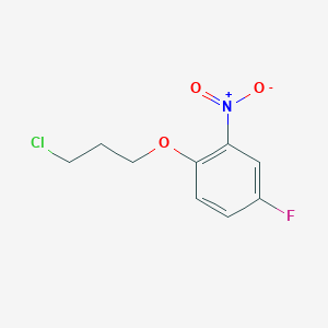 1-(3-Chloropropoxy)-4-fluoro-2-nitrobenzene