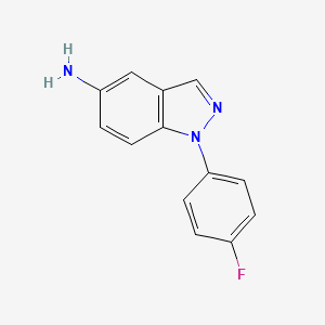 5-Amino-1-(4-fluorophenyl)indazole