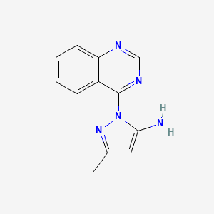 3-methyl-1-(quinazolin-4-yl)-1H-pyrazol-5-amine