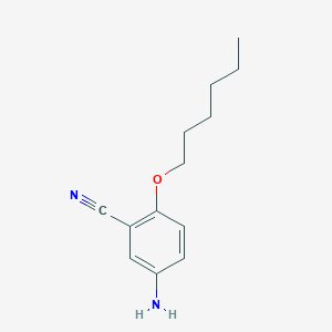 5-Amino-2-hexyloxybenzonitrile