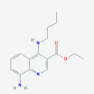8-Amino-4-butylamino-quinoline-3-carboxylic acid ethyl ester