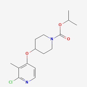 4-(2-Chloro-3-methyl-pyridin-4-yloxy)-piperidine-1-carboxylic acid isopropyl ester