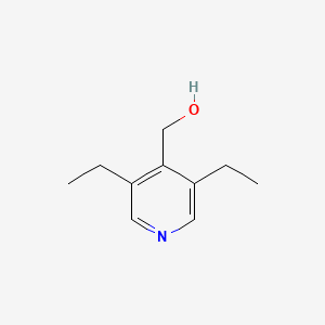 molecular formula C10H15NO B8424417 (3,5-Diethylpyridin-4-yl)methanol 