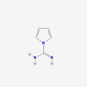 molecular formula C5H7N3 B8424435 Pyrrole-1-carboxamidine 