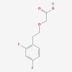 molecular formula C10H10F2O3 B8424490 2-(2,4-Difluorophenyl)ethoxyacetic acid CAS No. 81228-10-6