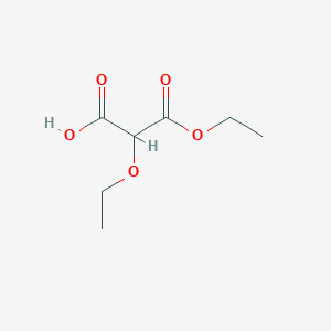 molecular formula C7H12O5 B8424644 2-Ethoxy-malonic acid monoethyl ester 