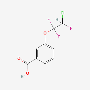 molecular formula C9H6ClF3O3 B8424665 3-(2-Chloro-1,1,2-trifluoroethoxy)benzoic acid 