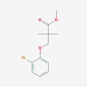 3-(2-Bromo-phenoxy)-2,2-dimethyl-propionic acid methyl ester