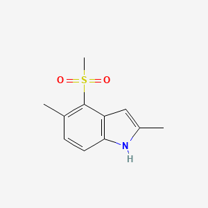 2,5-dimethyl-4-(methylsulfonyl)-1H-indole