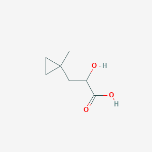 molecular formula C7H12O3 B8424806 2-Hydroxy-3-(1-methylcyclopropyl)propanoic acid 