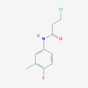 3-Chloro-N-(4-fluoro-3-methyl-phenyl)-propionamide