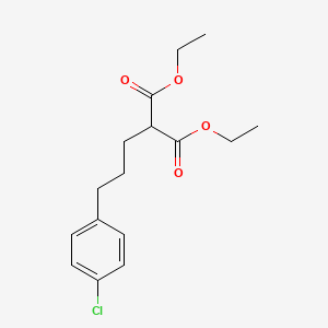 molecular formula C16H21ClO4 B8424921 3-(4-Chlorophenyl)-propylmalonic acid diethyl ester 