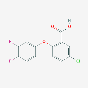 5-Chloro-2-(3,4-difluorophenoxy)benzoic acid