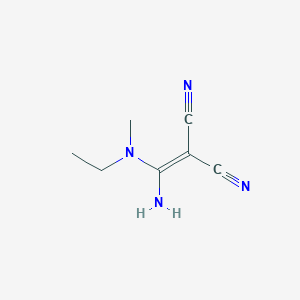 3-Amino-2-cyano-3-(ethylmethylamino)propenenitrile