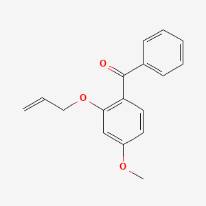 {4-Methoxy-2-[(prop-2-en-1-yl)oxy]phenyl}(phenyl)methanone