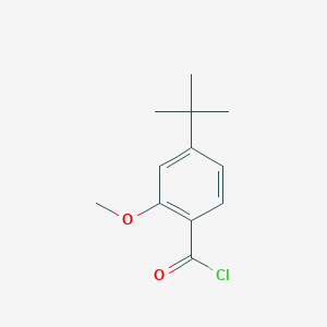 molecular formula C12H15ClO2 B8425020 4-Tert-butyl-2-methoxy-benzoyl chloride 