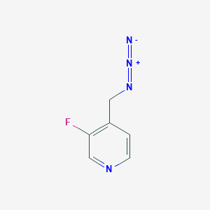 molecular formula C6H5FN4 B8425035 4-(Azidomethyl)-3-fluoropyridine CAS No. 870063-61-9