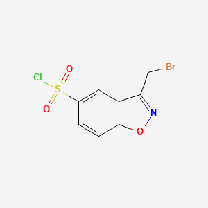 3-Bromomethyl-benzo[d]isoxazole-5-sulfonyl chloride