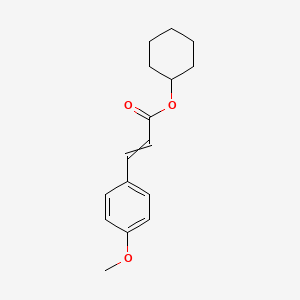 molecular formula C16H20O3 B8425052 Cyclohexyl-p-methoxycinnamate 