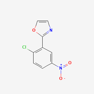 2-(2-Chloro-5-nitrophenyl)oxazole