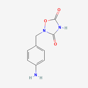 2-(4-Aminobenzyl)-1,2,4-oxadiazolidine-3,5-dione