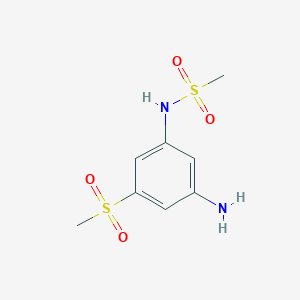 N-(3-Amino-5-(methylsulfonyl)-phenyl)-methylsulfonamide