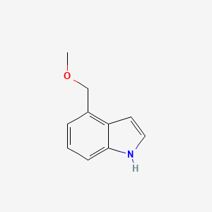 molecular formula C10H11NO B8425275 4-(methoxymethyl)-1H-indole 
