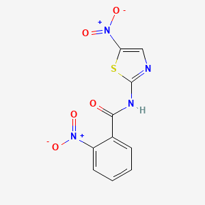 2-nitro-N-(5-nitro-1,3-thiazol-2-yl)benzamide