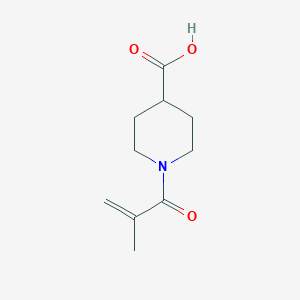 molecular formula C10H15NO3 B8425333 N-Methacryloylisonipecotic Acid 