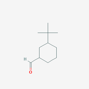 molecular formula C11H20O B8425357 3-(1,1-Dimethylethyl)cyclohexane carboxaldehyde 
