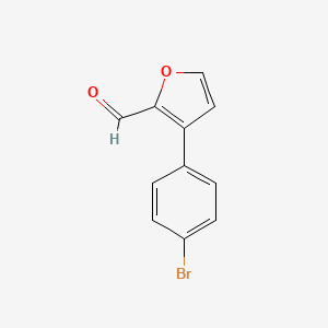 molecular formula C11H7BrO2 B8425387 p-Bromophenylfurfural 
