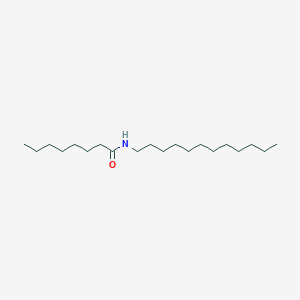 molecular formula C20H41NO B8425648 N-Dodecyloctanoic Acid Amide 