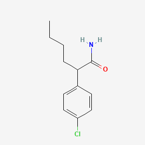 molecular formula C12H16ClNO B8425784 p-Chlorophenyl hexanamide 