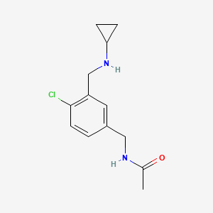 N-(4-chloro-3-cyclopropylaminomethylbenzyl)acetamide