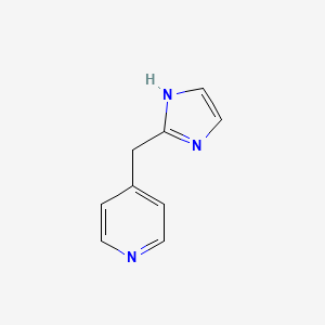 molecular formula C9H9N3 B8425818 2-(4-Pyridylmethyl)-imidazole 