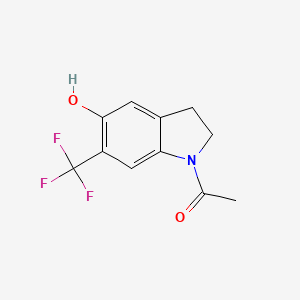 1-Acetyl-5-hydroxy-6-trifluoromethylindoline