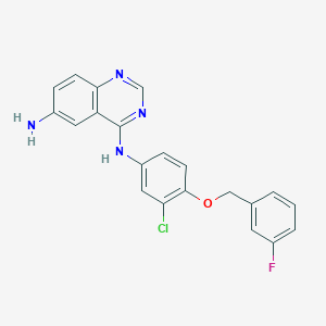 molecular formula C21H16ClFN4O B8425834 Allitinib metabolite M6 CAS No. 845271-71-8
