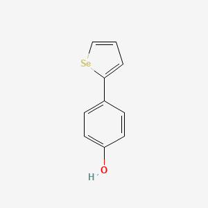 4-Selenophen-2-ylphenol