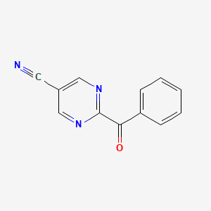 2-Benzoyl-pyrimidine-5-carbonitrile