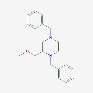 molecular formula C20H26N2O B8425865 1,4-Dibenzyl-2-(methoxymethyl)piperazine 