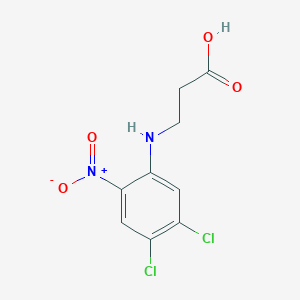 3-(4,5-Dichloro-2-nitrophenylamino)propionic acid