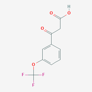 Benzenepropanoic acid, beta-oxo-3-(trifluoromethoxy)-