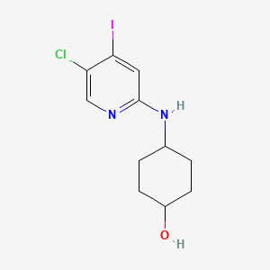 trans-4-(5-Chloro-4-iodopyridin-2-yl-amino)cyclohexanol