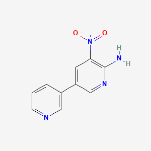 2-Amino-3-nitro-5-pyridin-3-yl-pyridine