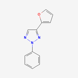 molecular formula C12H9N3O B8426018 4-(furan-2-yl)-2-phenyl-2H-1,2,3-triazole 