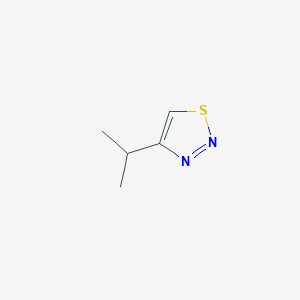 molecular formula C5H8N2S B8426053 4-Isopropyl-[1,2,3]thiadiazole 