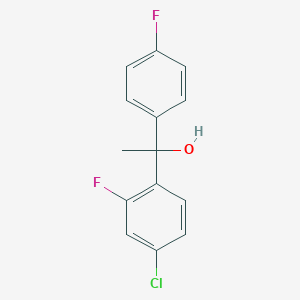 1-(4-Chloro-2-fluorophenyl)-1-(4-fluorophenyl)ethanol
