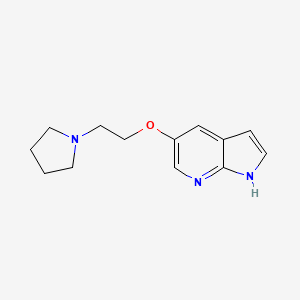5-(2-pyrrolidin-1-yl-ethoxy)-1H-pyrrolo[2,3-b]pyridine